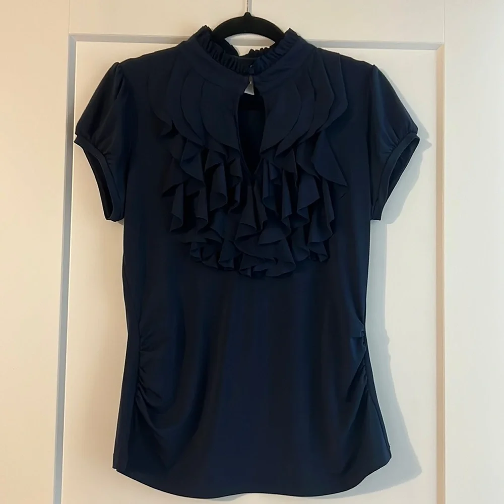 Charlotte Russe Ruffle Top - Picture 1 of 4